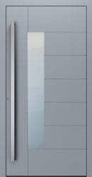 Turenwerke SL75 Design 1420 Premium75 aluminium door in silver grey RAL 7001
