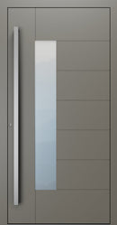 Turenwerke SL75 Design 1420 Premium75 aluminium door in umbra grey RAL 7022