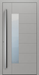 Turenwerke SL75 Design 1420 Premium75 aluminium door in grey RAL 9007