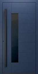 Turenwerke SL75 Design 1420B Premium75 aluminium door in sapphire blue RAL 5003