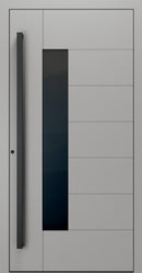 Turenwerke SL75 Design 1420B Premium75 aluminium door in grey RAL 9007
