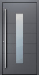 Turenwerke SL75 Design 1450 Premium75 aluminium door in slate grey RAL 7015