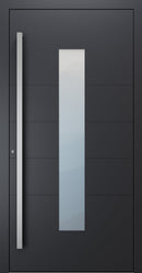 Turenwerke SL75 Design 1450 Premium75 aluminium door in black grey RAL 7021