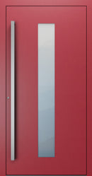 Turenwerke SL75 Design 15 Premium75 aluminium door in purple red RAL 3004