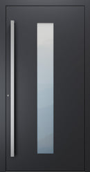 Turenwerke SL75 Design 15 Premium75 aluminium door in black grey RAL 7021