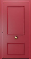 Turenwerke SL75 Design 1900 Premium75 Classic Aluminium Door - Purple Red RAL 3004