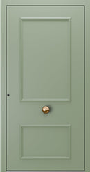 Turenwerke SL75 Design 1900 Premium75 Classic Aluminium Door - Pale Green RAL 6021