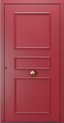 Turenwerke SL75 Design 1910 Premium75 Classic Aluminium Door - Purple Red RAL 3004
