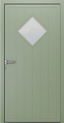 Turenwerke SL75 Design 1980 Premium75 Classic Aluminium Door - Pale Green RAL 6021