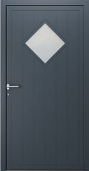 Turenwerke SL75 Design 1980 Premium75 Classic Aluminium Door - Anthracite Grey RAL 7016