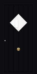 Turenwerke SL75 Design 1980 Premium75 Classic Aluminium Door - Jet Black RAL 9005