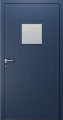 Turenwerke SL75 Design 1990 Premium75 Classic Aluminium Door - Sapphire Blue RAL 5003