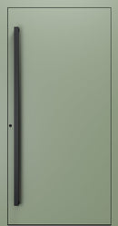 Turenwerke SL75 Design 20 Premium75 aluminium door in pale green RAL 6021