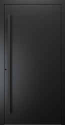 Turenwerke SL75 Design 20 Premium75 aluminium door in jet black RAL 9005
