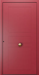 Turenwerke SL75 Design 2000 Premium75 Classic Aluminium Door - Purple Red RAL 3004