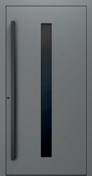 Turenwerke SL75 Design 21 Premium75 aluminium door in basalt grey RAL 7012