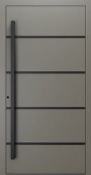 Turenwerke SL75 Design 22 Premium75 aluminium door in umbra grey RAL 7022