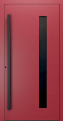 Turenwerke SL75 Design 24 Premium75 aluminium door in purple red RAL 3004