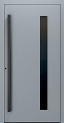 Turenwerke SL75 Design 24 Premium75 aluminium door in silver grey RAL 7001