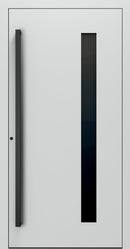 Turenwerke SL75 Design 24 Premium75 aluminium door in light grey RAL 7035