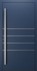Turenwerke SL75 Design 270 Premium75 aluminium door in sapphire blue RAL 5003