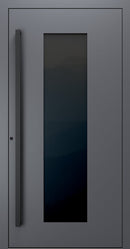 Turenwerke SL75 Design 28 Premium75 aluminium door in slate grey RAL 7015