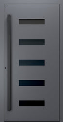Turenwerke SL75 Design 31 Premium75 aluminium door in slate grey RAL 7015