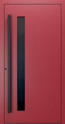 Turenwerke SL75 Design 34 Premium75 aluminium door in purple red RAL 3004