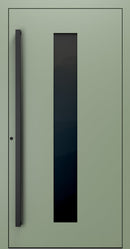Turenwerke SL75 Design 35 Premium75 Aluminium Door - Pale Green RAL 6021 Blackline