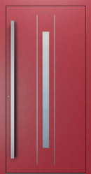 Turenwerke SL75 Design 620 Premium75 aluminium door in purple red RAL 3004
