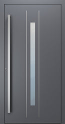 Turenwerke SL75 Design 620 Premium75 aluminium door in slate grey RAL 7015