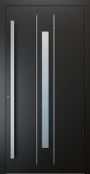 Turenwerke SL75 Design 620 Premium75 aluminium door in jet black RAL 9005