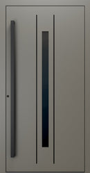 Turenwerke SL75 Design 620B Premium75 aluminium door in umbra grey RAL 7022