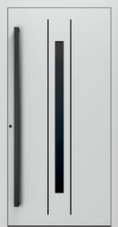 Turenwerke SL75 Design 620B Premium75 aluminium door in light grey RAL 7035