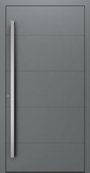 Turenwerke SL75 Design 660 Premium75 aluminium door in basalt grey RAL 7012