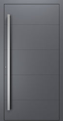 Turenwerke SL75 Design 660 Premium75 aluminium door in slate grey RAL 7015