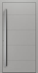 Turenwerke SL75 Design 660 Premium75 aluminium door in grey RAL 9007
