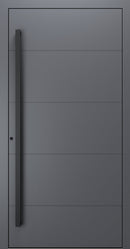 Turenwerke SL75 Design 660B Premium75 aluminium door in slate grey RAL 7015