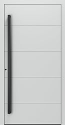 Turenwerke SL75 Design 660B Premium75 aluminium door in light grey RAL 7035
