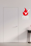 Flush Frameless Hinged Primed Fire Door Set – Universal Frame