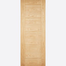 Joinery External Solid Oak Linear 5 Panel Door