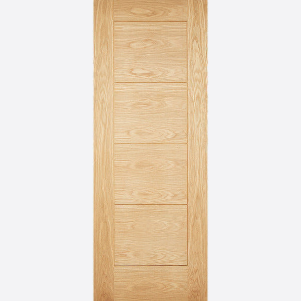 Joinery External Solid Oak Linear 5 Panel Door