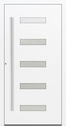 Turenwerke SL75 Design 11 Premium75 Aluminium Door - Traffic White RAL 9016