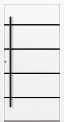 Turenwerke SL75 Design 22 Premium75 Aluminium Door - Traffic White RAL 9016