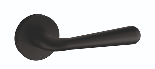 Atlantic Adra Designer Lever on Round Rose (Matt Black)