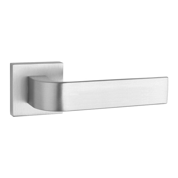 Atlantic Turis Designer Lever on Square Rose (Satin Chrome)