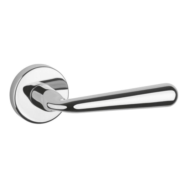 Atlantic Adra Designer Lever on Round Rose (Polished Chrome)