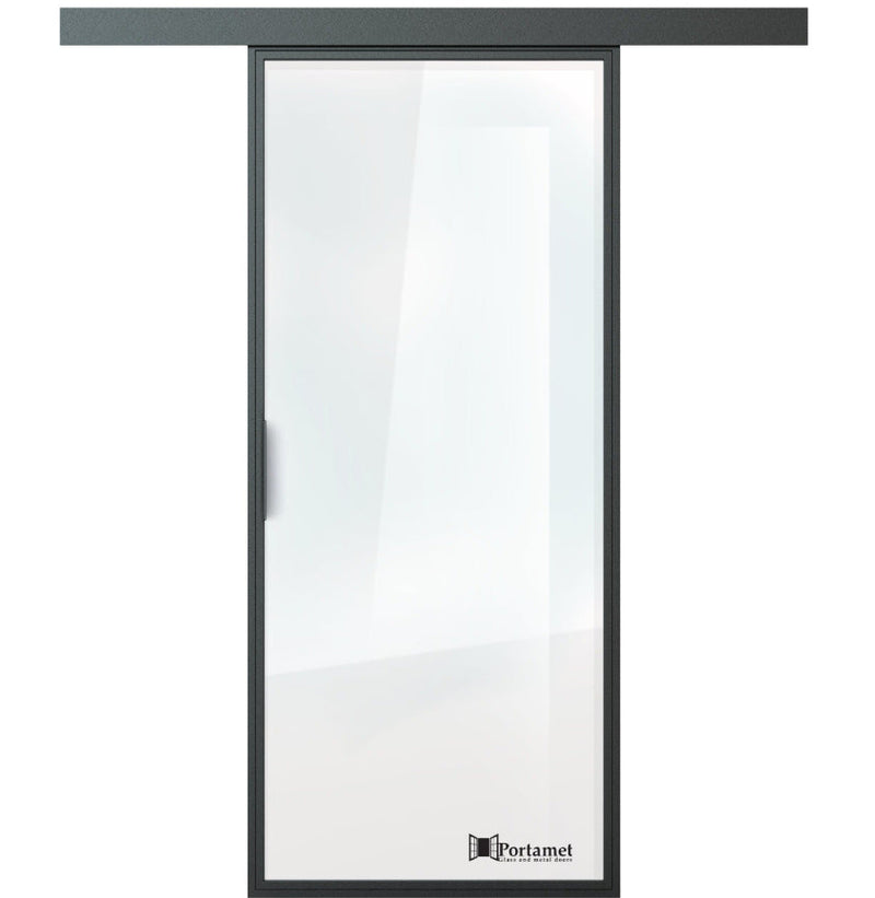 Portamet by Sfarzo - Milano Classic Single Glazed Steel Sliding Door