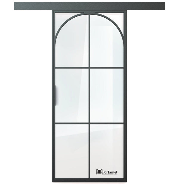 Portamet by Sfarzo - Sol Classic Single Glazed Steel Sliding Door