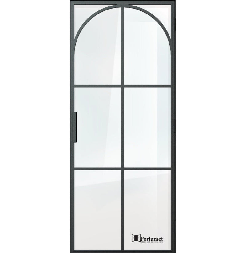 Portamet by Sfarzo - Sol Classic Single Glazed Steel Hinged Door with Frame